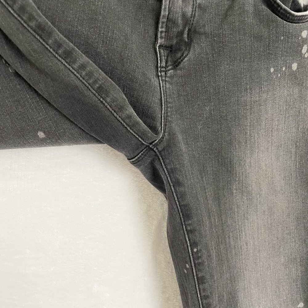 J BRAND Outsider Skinny Crop Gray Distressed Jeans size 27 - Picture 7 of 15